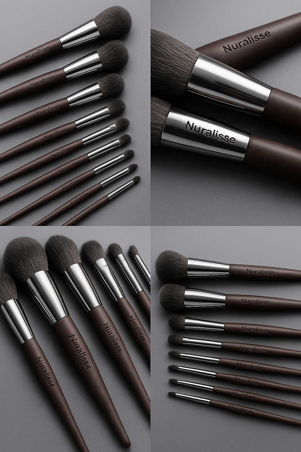 Nuralisse Makeup Brushes - 15pcs makeup brush set